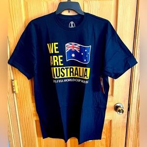 World Cup Russia Official 2018 T-Shirt FIFA Merch Australia Games Size 2XL NWT